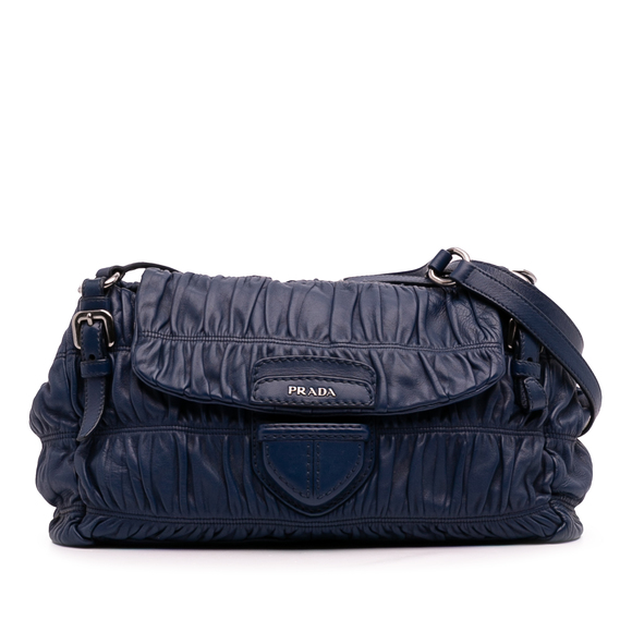Pre-Loved Prada Nappa Gaufre Shoulder Bag - Picture 1 of 11